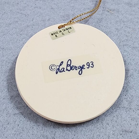 Vintage La Berge 1993 BUILD YOUR DREAMS Boy Girl Sandcastle Christmas Ornament - Picture 2 of 3